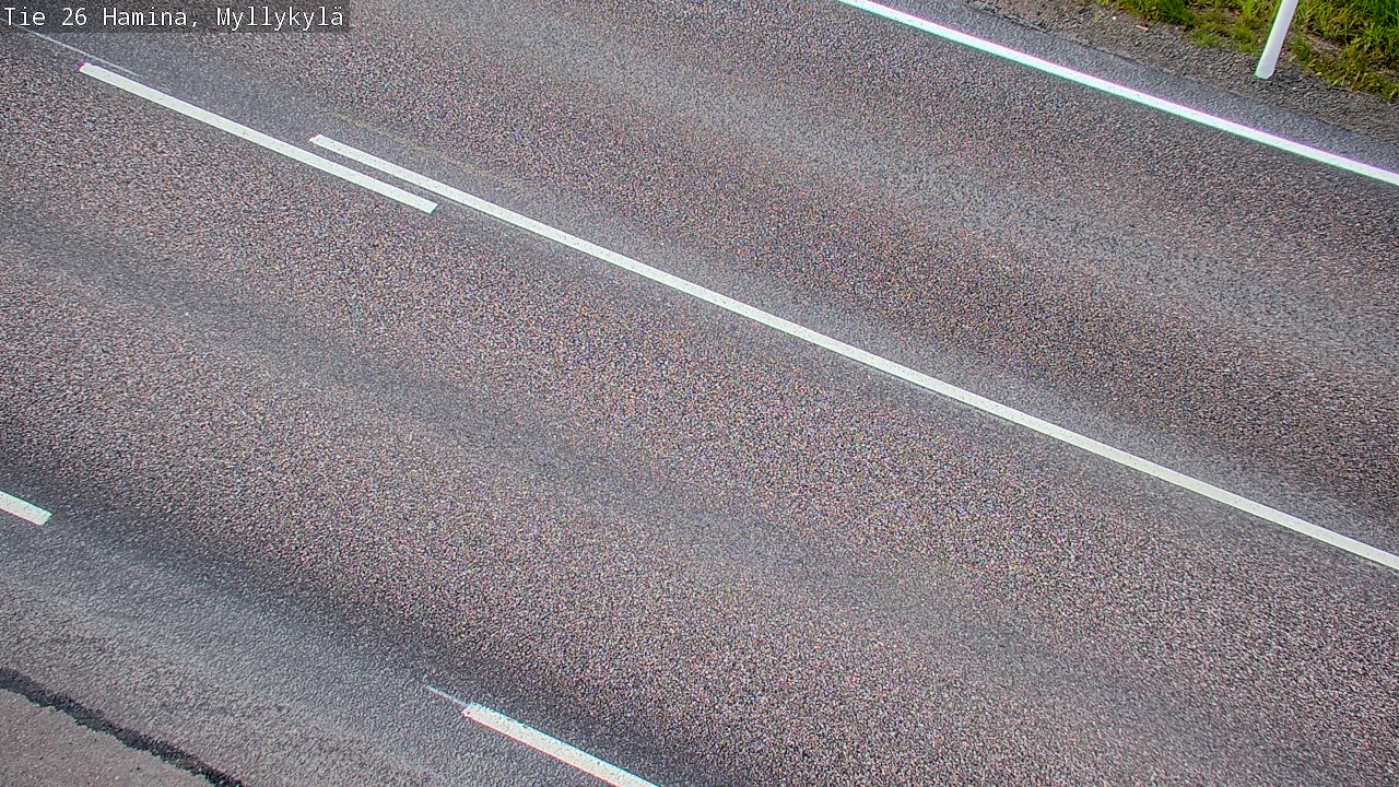 Weather Camera Image Väg 26 Hamina, Myllykylä, Hamina, Kymenlaakso