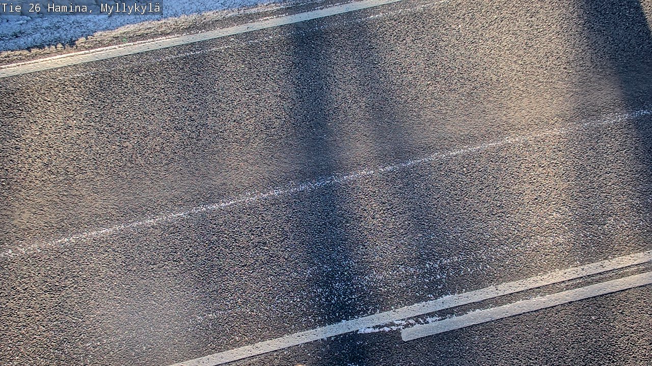 Weather Camera Image Road 26 Hamina, Myllykylä, Hamina, Kymenlaakso