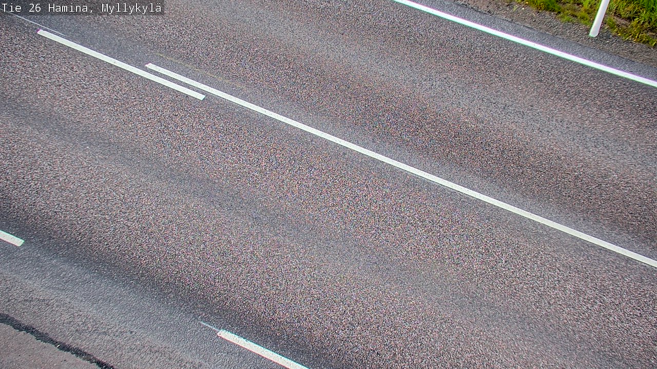 Weather Camera Image Väg 26 Hamina, Myllykylä, Hamina, Kymenlaakso