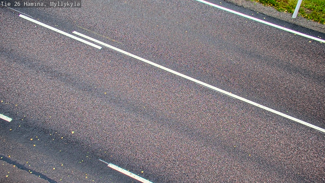 Weather Camera Image Road 26 Hamina, Myllykylä, Hamina, Kymenlaakso