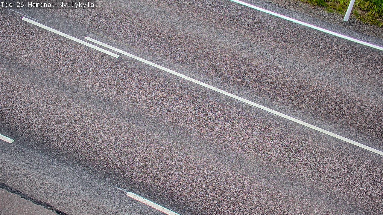 Weather Camera Image Road 26 Hamina, Myllykylä, Hamina, Kymenlaakso