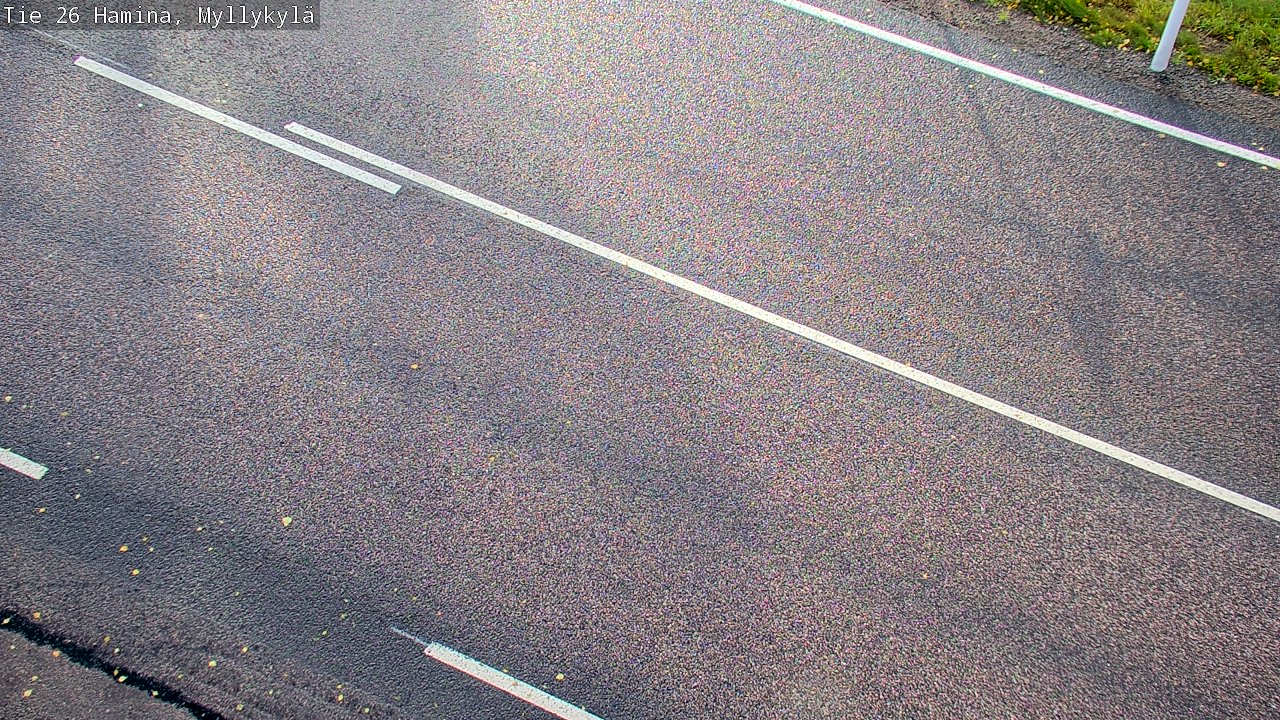 Weather Camera Image Road 26 Hamina, Myllykylä, Hamina, Kymenlaakso