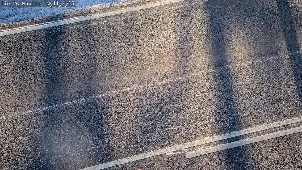Weather Camera Image Road 26 Hamina, Myllykylä, Hamina, Kymenlaakso