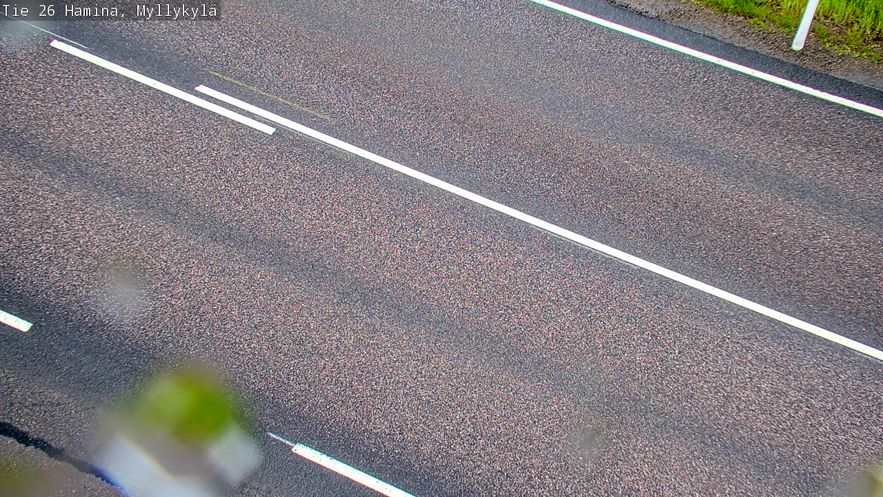 Weather Camera Image Väg 26 Hamina, Myllykylä, Hamina, Kymenlaakso