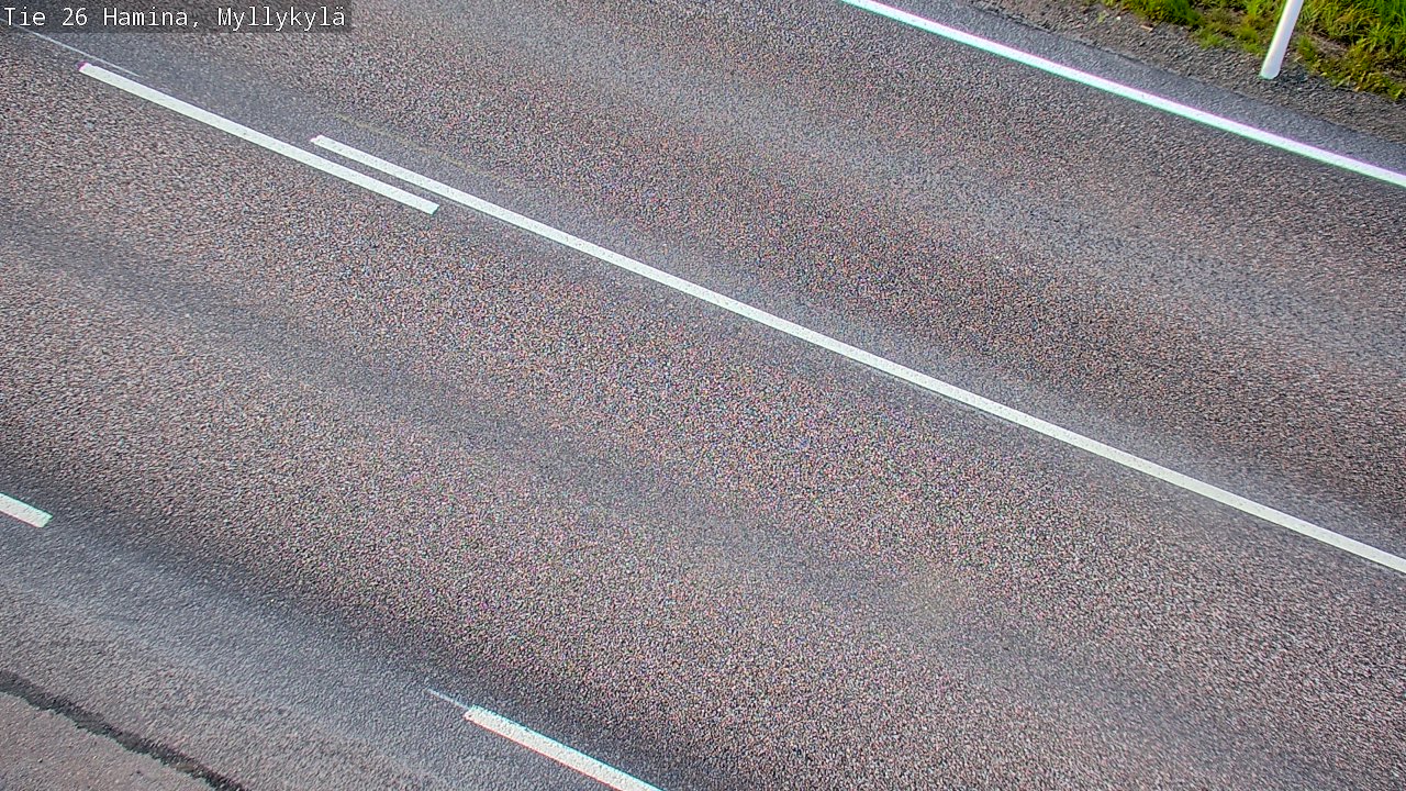 Weather Camera Image Väg 26 Hamina, Myllykylä, Hamina, Kymenlaakso