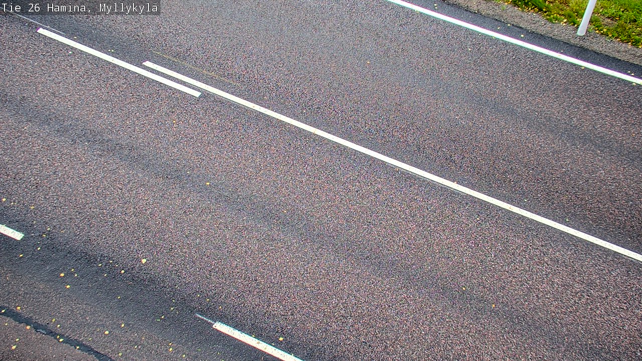 Weather Camera Image Road 26 Hamina, Myllykylä, Hamina, Kymenlaakso