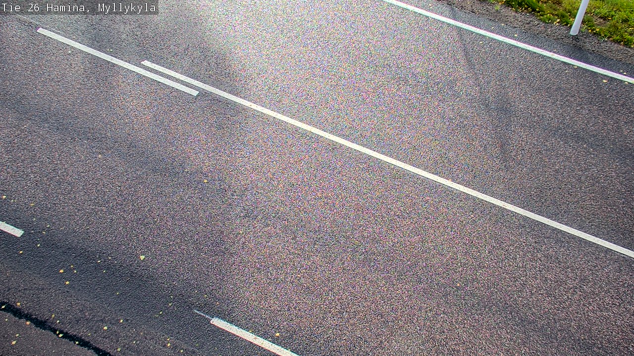 Weather Camera Image Road 26 Hamina, Myllykylä, Hamina, Kymenlaakso