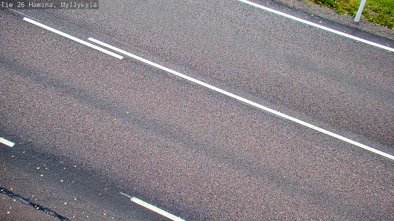 Weather Camera Image Road 26 Hamina, Myllykylä, Hamina, Kymenlaakso
