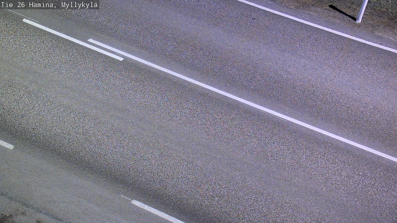 Weather Camera Image Road 26 Hamina, Myllykylä, Hamina, Kymenlaakso