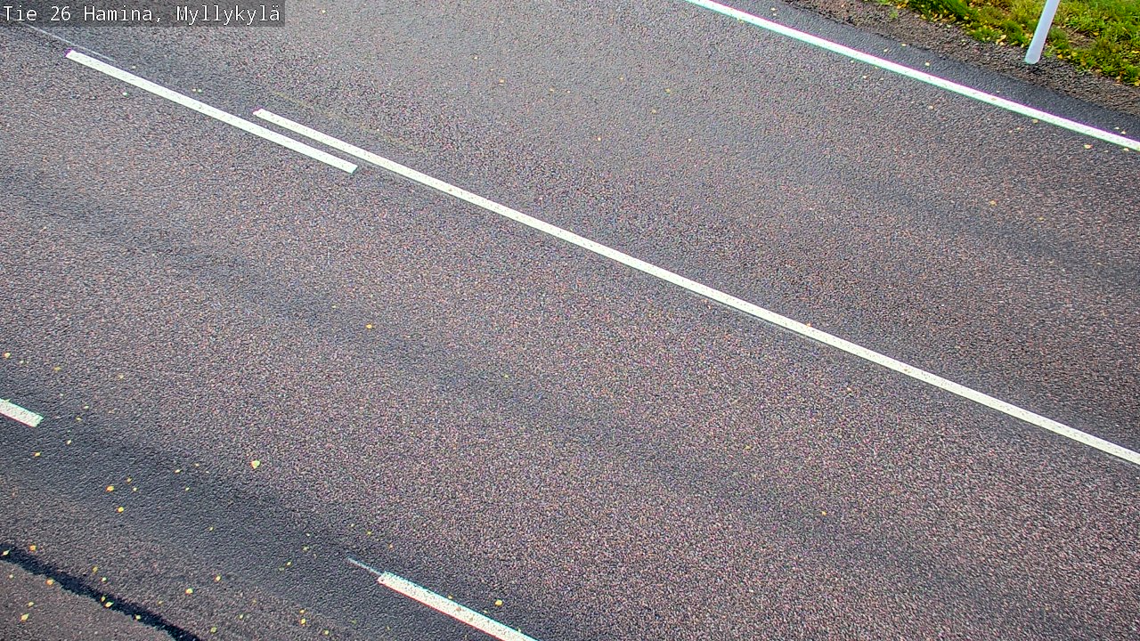 Weather Camera Image Road 26 Hamina, Myllykylä, Hamina, Kymenlaakso