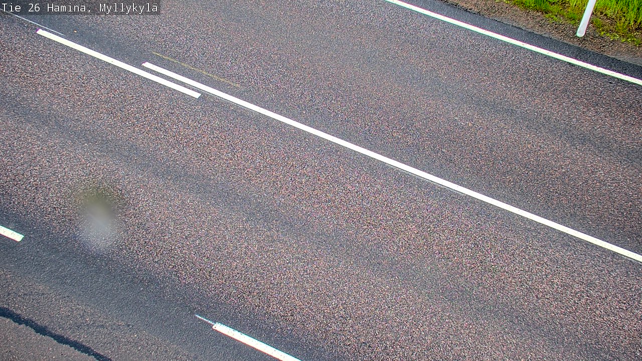 Weather Camera Image Väg 26 Hamina, Myllykylä, Hamina, Kymenlaakso