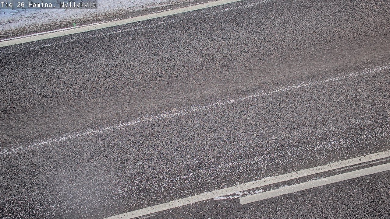 Weather Camera Image Road 26 Hamina, Myllykylä, Hamina, Kymenlaakso