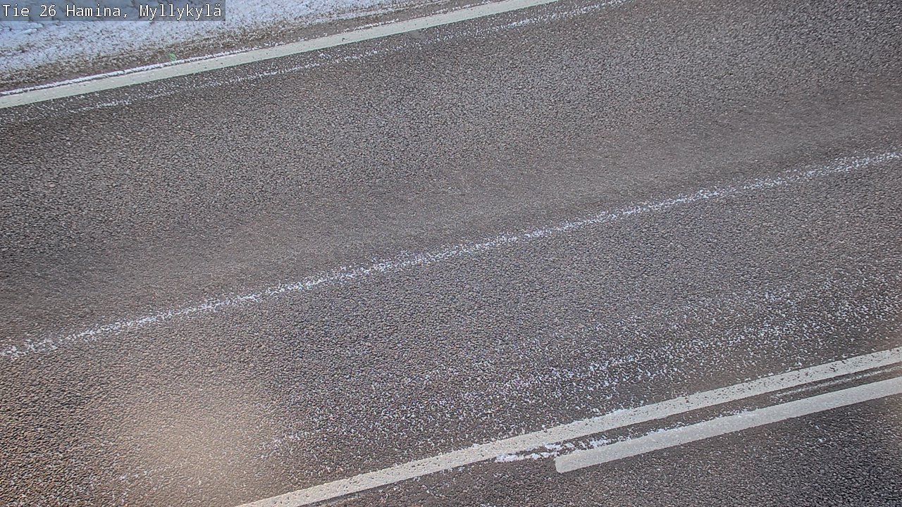 Weather Camera Image Road 26 Hamina, Myllykylä, Hamina, Kymenlaakso