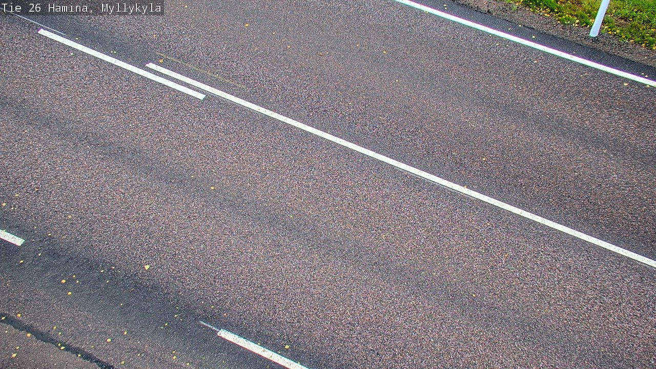 Weather Camera Image Road 26 Hamina, Myllykylä, Hamina, Kymenlaakso