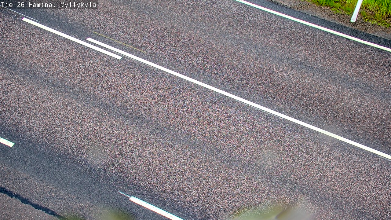 Weather Camera Image Road 26 Hamina, Myllykylä, Hamina, Kymenlaakso