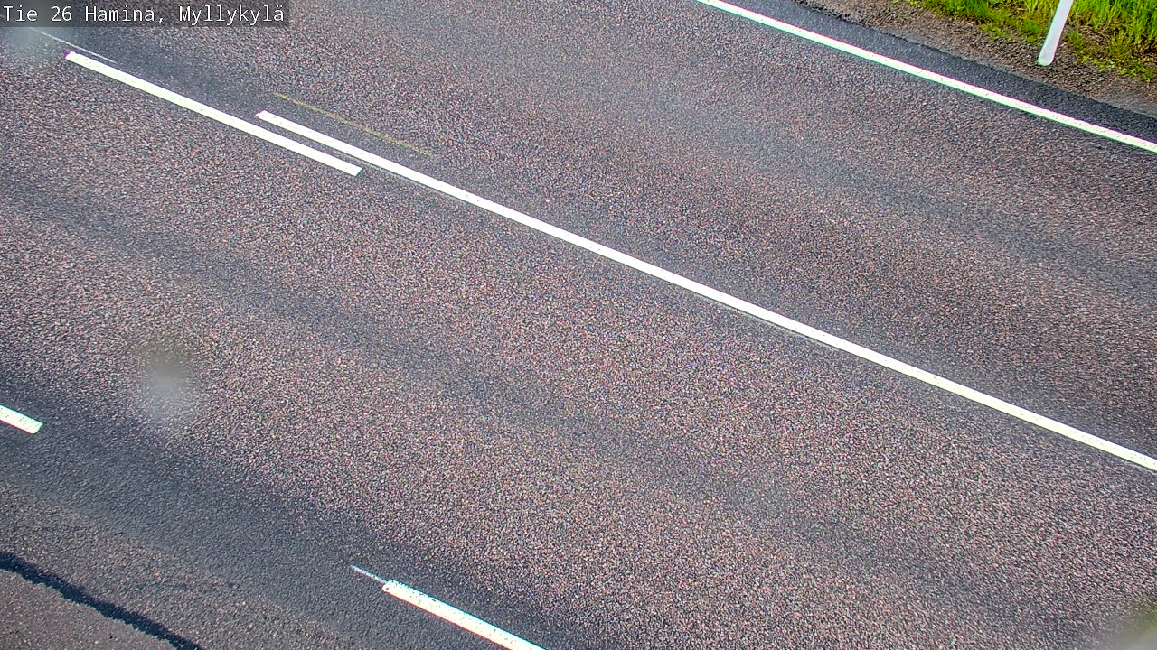 Weather Camera Image Väg 26 Hamina, Myllykylä, Hamina, Kymenlaakso