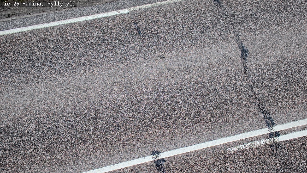 Weather Camera Image Väg 26 Hamina, Myllykylä, Hamina, Kymenlaakso