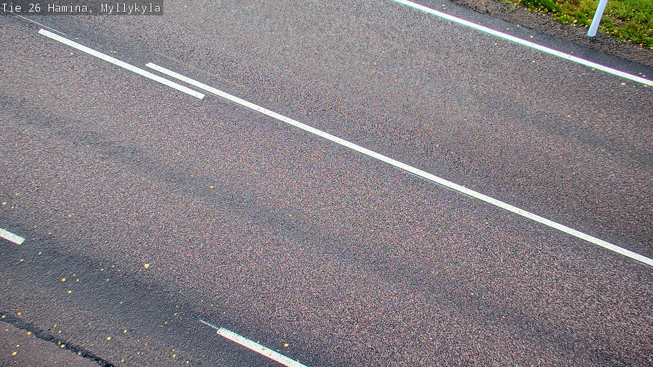 Weather Camera Image Road 26 Hamina, Myllykylä, Hamina, Kymenlaakso