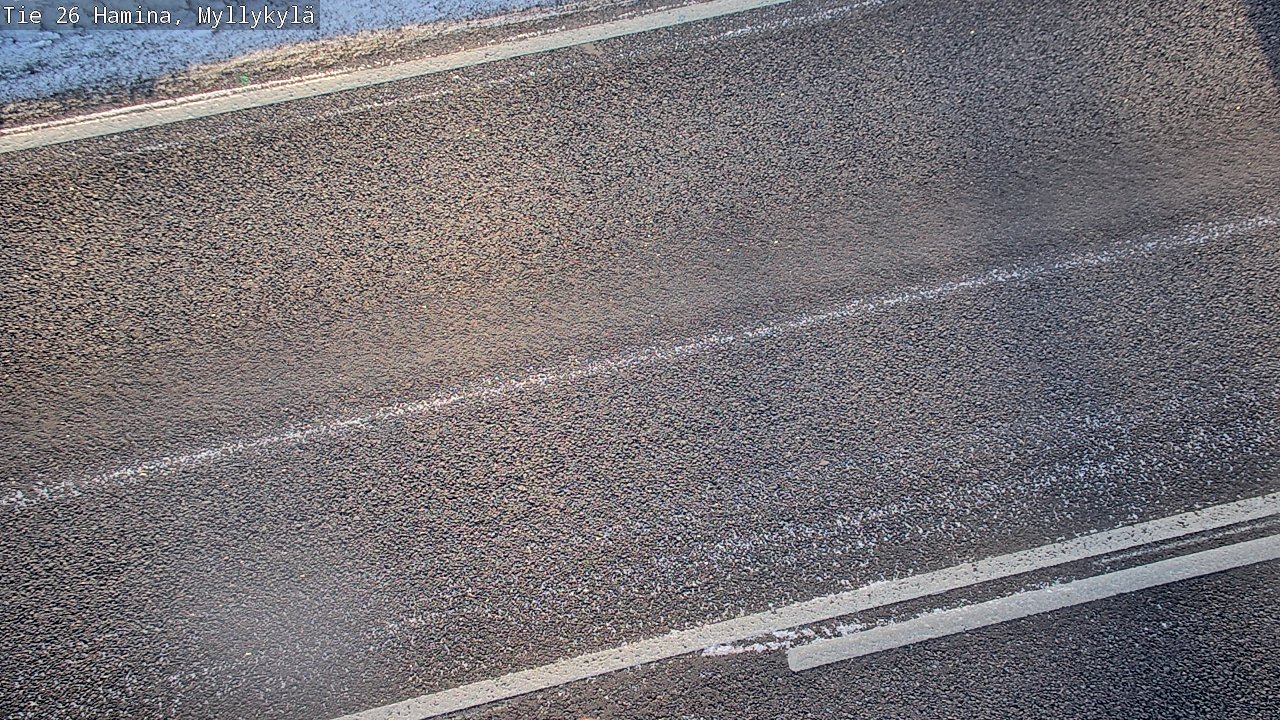 Weather Camera Image Road 26 Hamina, Myllykylä, Hamina, Kymenlaakso