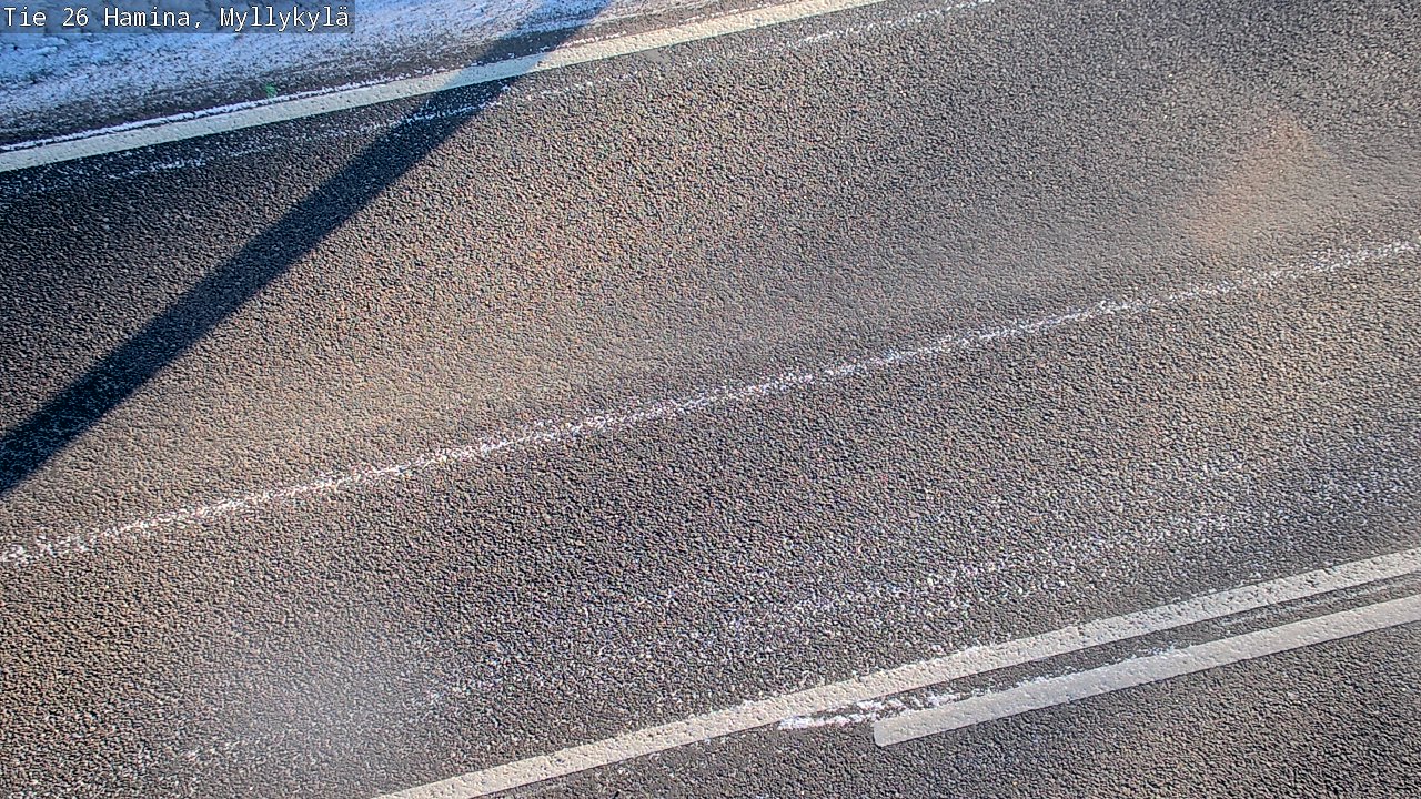 Weather Camera Image Road 26 Hamina, Myllykylä, Hamina, Kymenlaakso