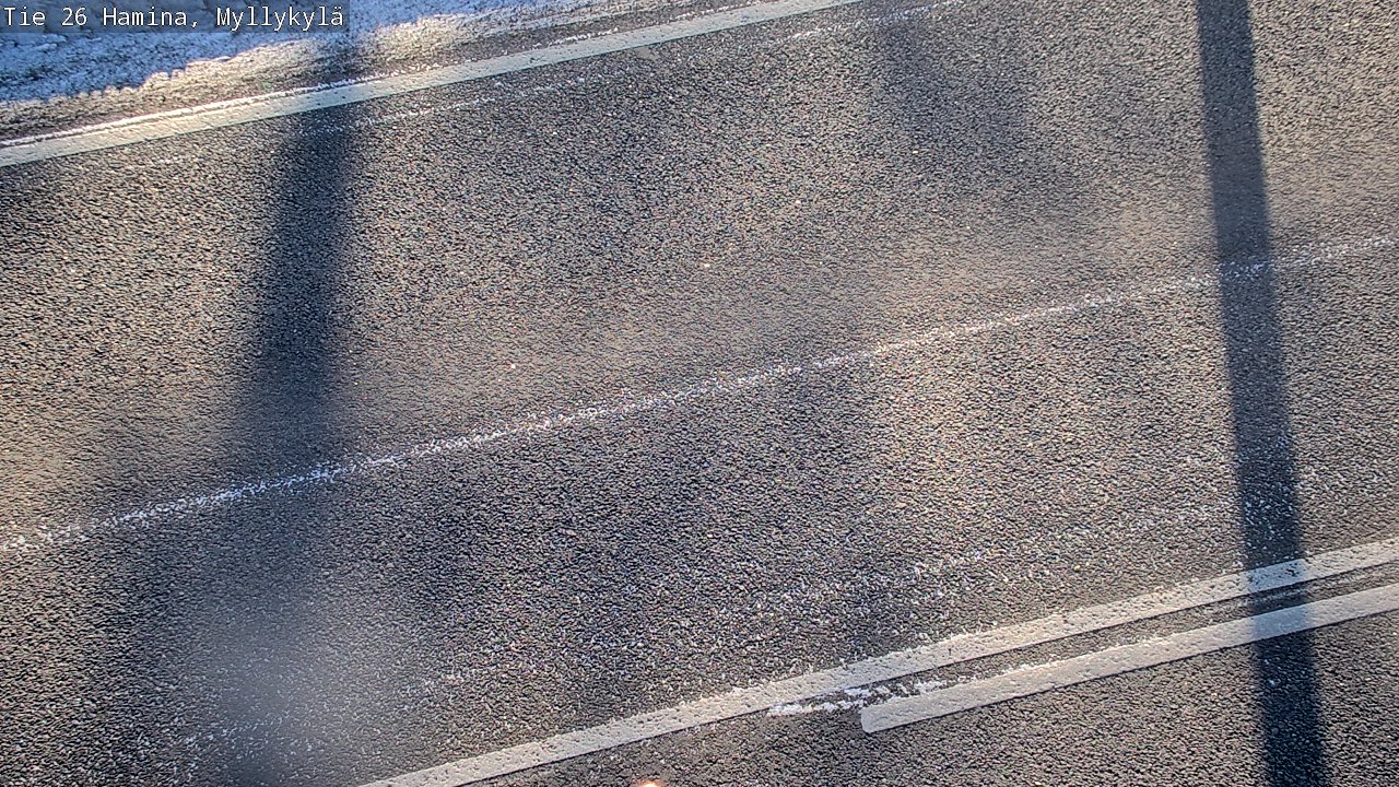 Weather Camera Image Road 26 Hamina, Myllykylä, Hamina, Kymenlaakso