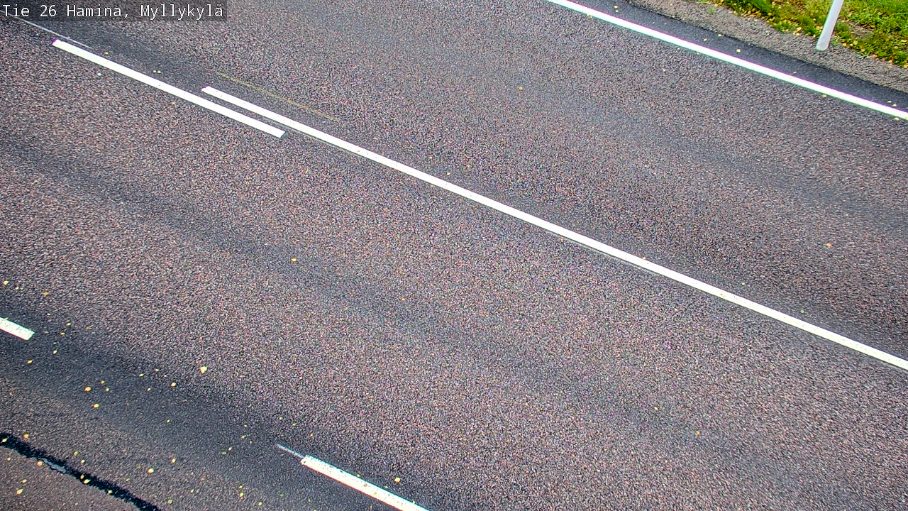 Weather Camera Image Road 26 Hamina, Myllykylä, Hamina, Kymenlaakso