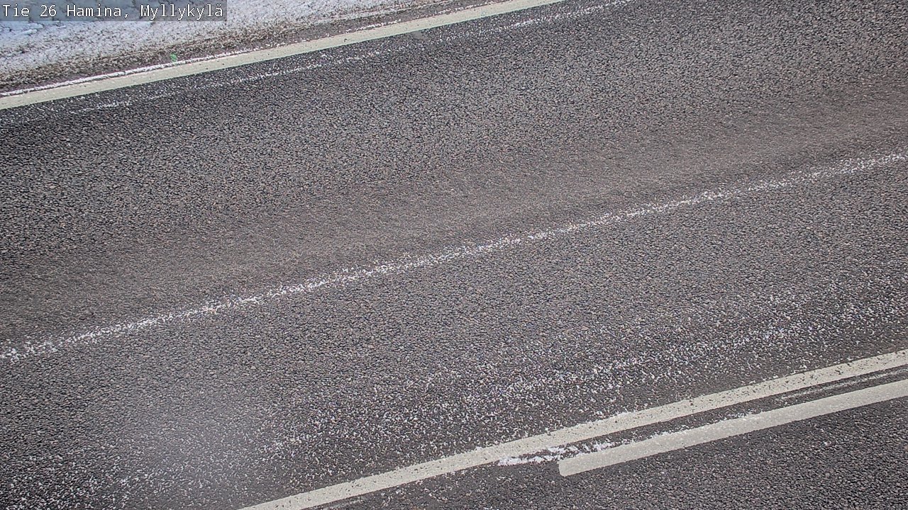 Weather Camera Image Road 26 Hamina, Myllykylä, Hamina, Kymenlaakso