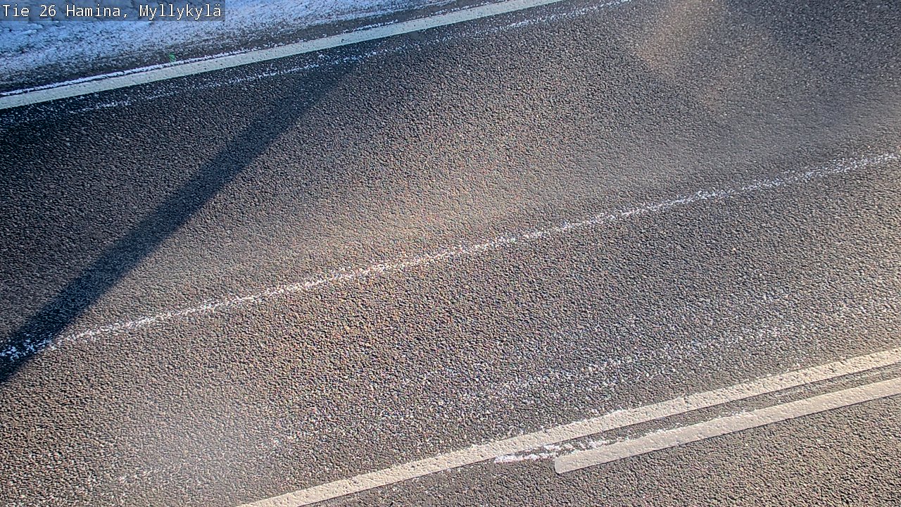 Weather Camera Image Road 26 Hamina, Myllykylä, Hamina, Kymenlaakso