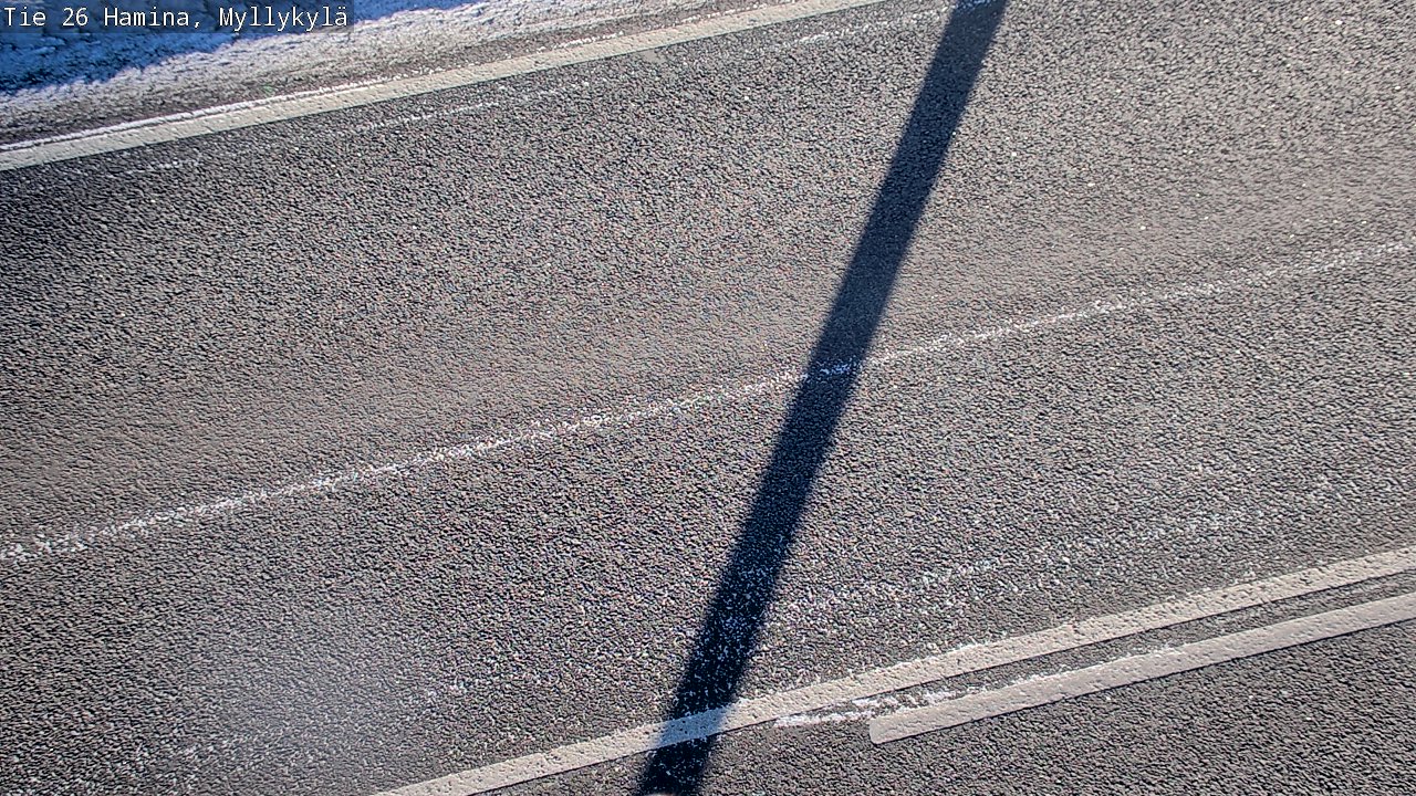 Weather Camera Image Road 26 Hamina, Myllykylä, Hamina, Kymenlaakso
