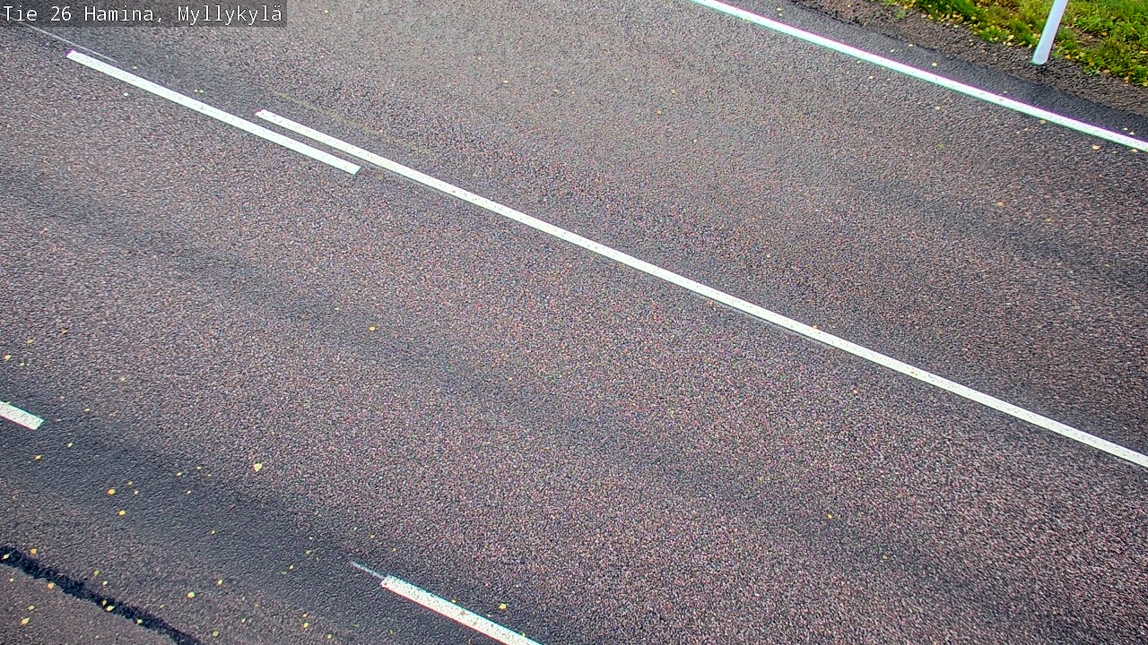 Weather Camera Image Road 26 Hamina, Myllykylä, Hamina, Kymenlaakso