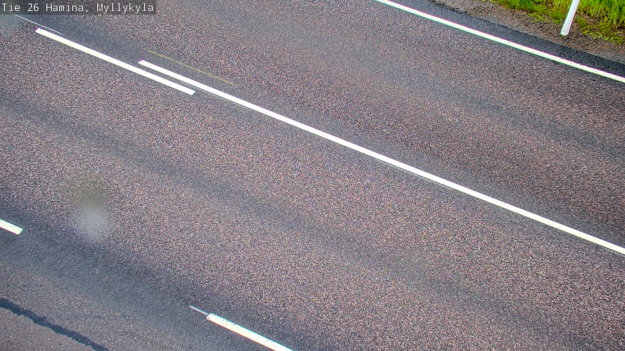 Weather Camera Image Väg 26 Hamina, Myllykylä, Hamina, Kymenlaakso