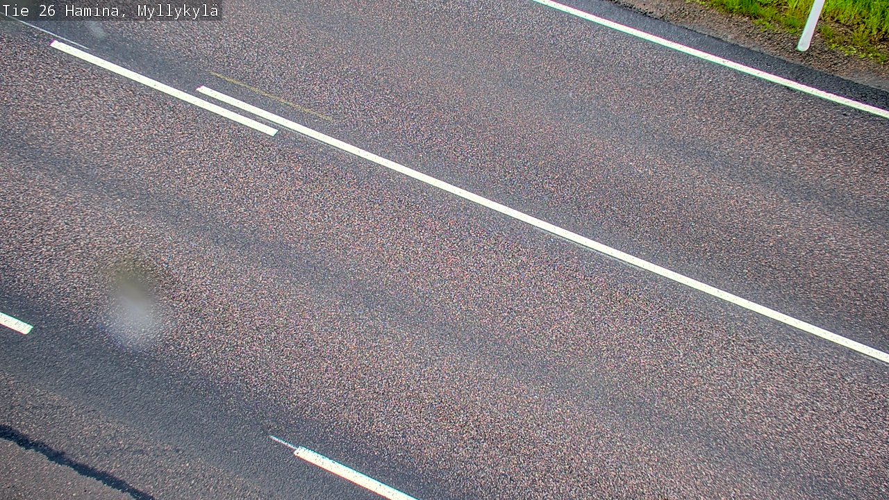 Weather Camera Image Väg 26 Hamina, Myllykylä, Hamina, Kymenlaakso