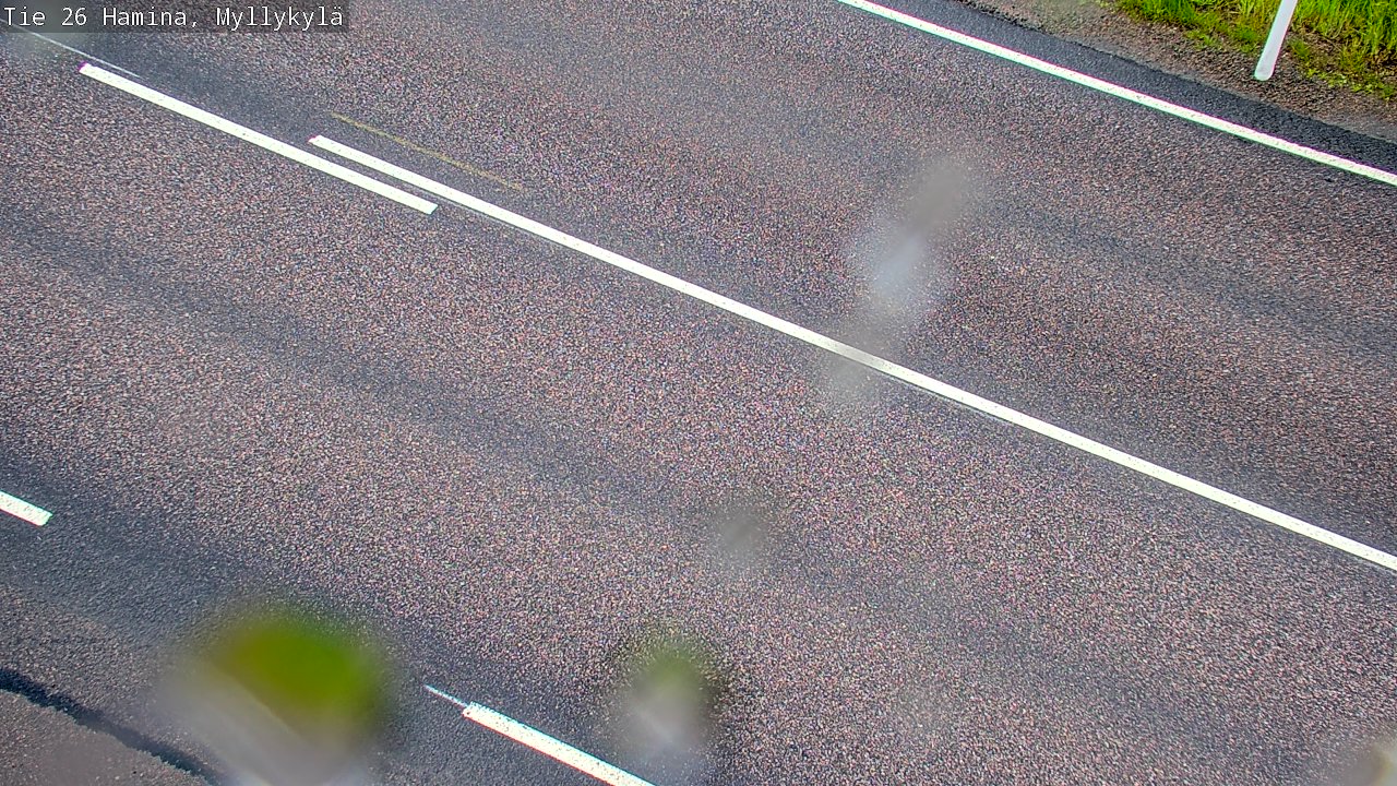 Weather Camera Image Väg 26 Hamina, Myllykylä, Hamina, Kymenlaakso