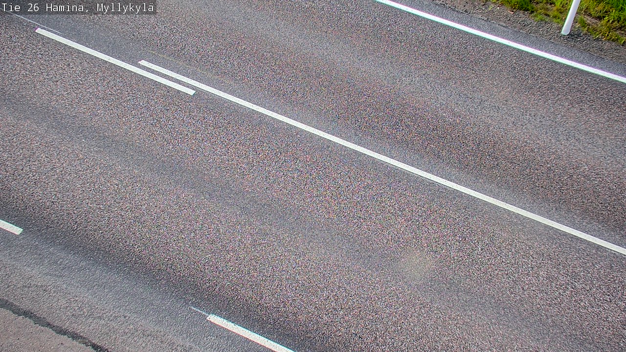 Weather Camera Image Road 26 Hamina, Myllykylä, Hamina, Kymenlaakso