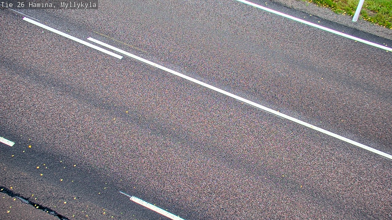 Weather Camera Image Road 26 Hamina, Myllykylä, Hamina, Kymenlaakso