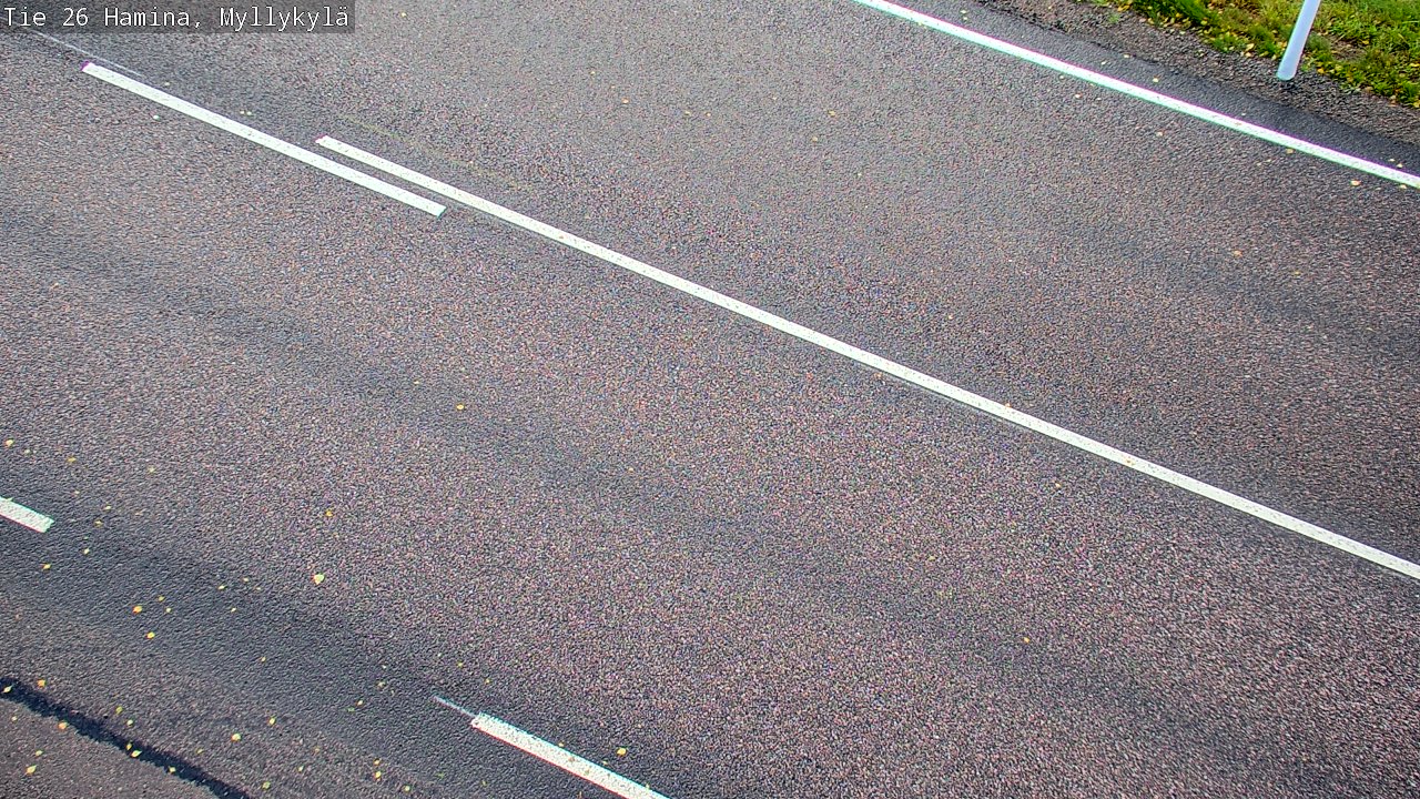 Weather Camera Image Road 26 Hamina, Myllykylä, Hamina, Kymenlaakso
