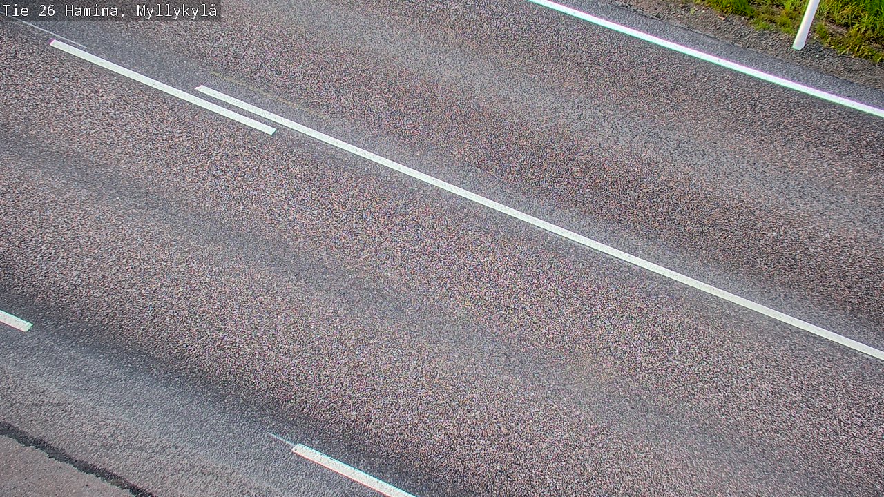 Weather Camera Image Väg 26 Hamina, Myllykylä, Hamina, Kymenlaakso
