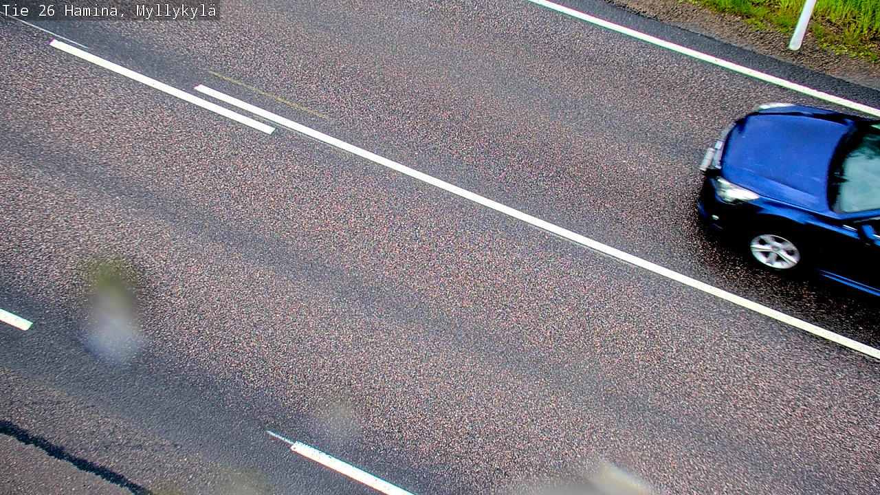 Weather Camera Image Väg 26 Hamina, Myllykylä, Hamina, Kymenlaakso
