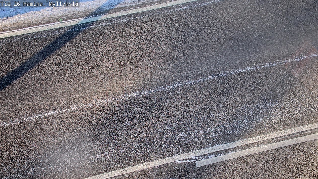 Weather Camera Image Road 26 Hamina, Myllykylä, Hamina, Kymenlaakso