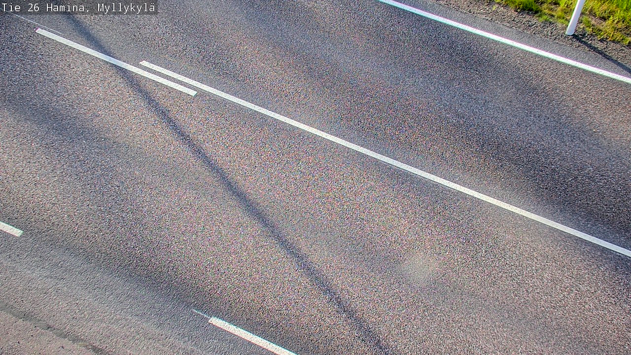 Weather Camera Image Road 26 Hamina, Myllykylä, Hamina, Kymenlaakso
