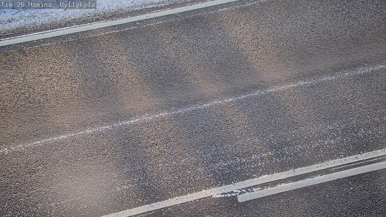 Weather Camera Image Road 26 Hamina, Myllykylä, Hamina, Kymenlaakso