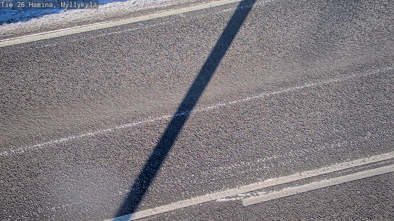 Weather Camera Image Road 26 Hamina, Myllykylä, Hamina, Kymenlaakso