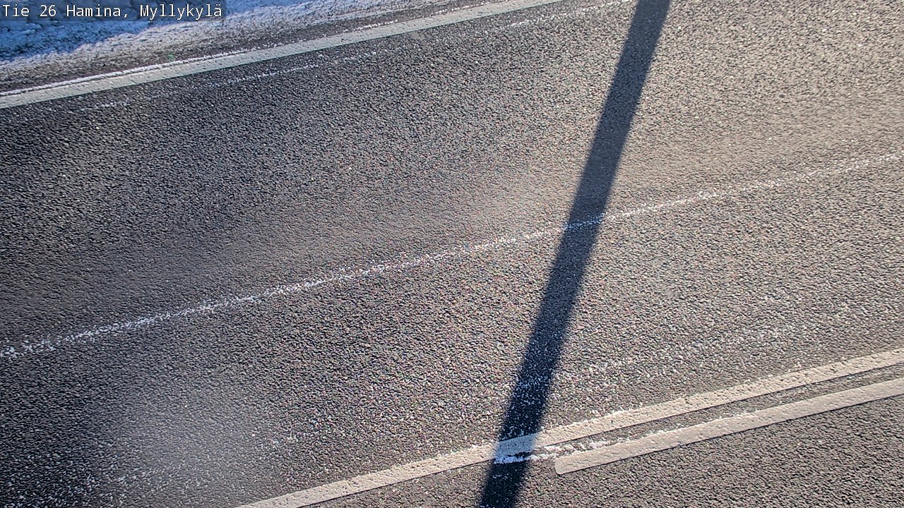 Weather Camera Image Road 26 Hamina, Myllykylä, Hamina, Kymenlaakso