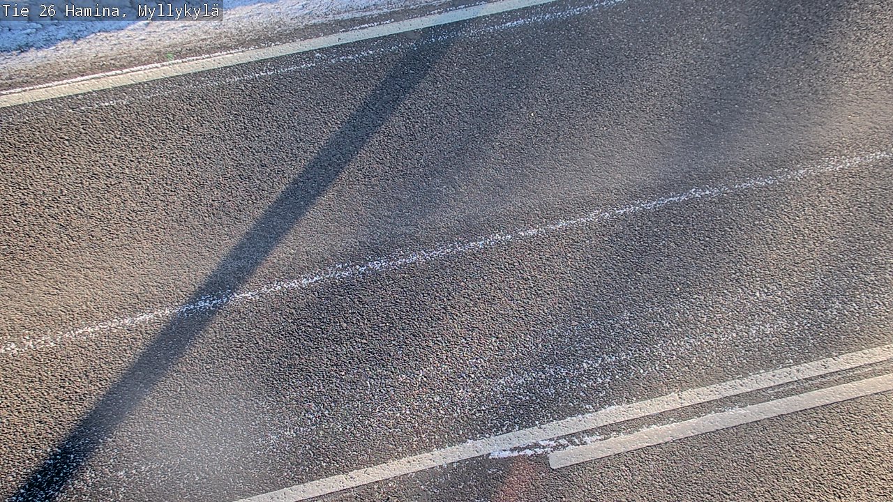 Weather Camera Image Road 26 Hamina, Myllykylä, Hamina, Kymenlaakso