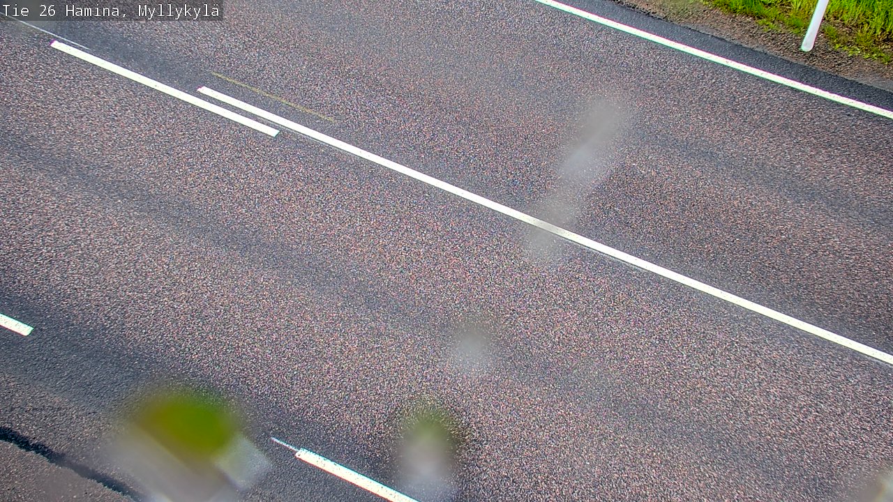 Weather Camera Image Väg 26 Hamina, Myllykylä, Hamina, Kymenlaakso