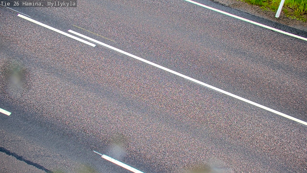 Weather Camera Image Väg 26 Hamina, Myllykylä, Hamina, Kymenlaakso