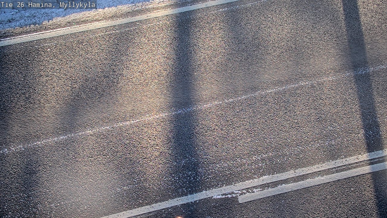 Weather Camera Image Road 26 Hamina, Myllykylä, Hamina, Kymenlaakso