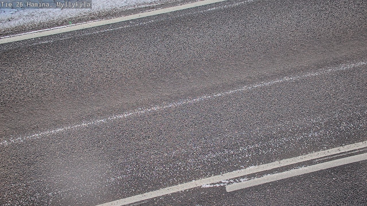 Weather Camera Image Road 26 Hamina, Myllykylä, Hamina, Kymenlaakso