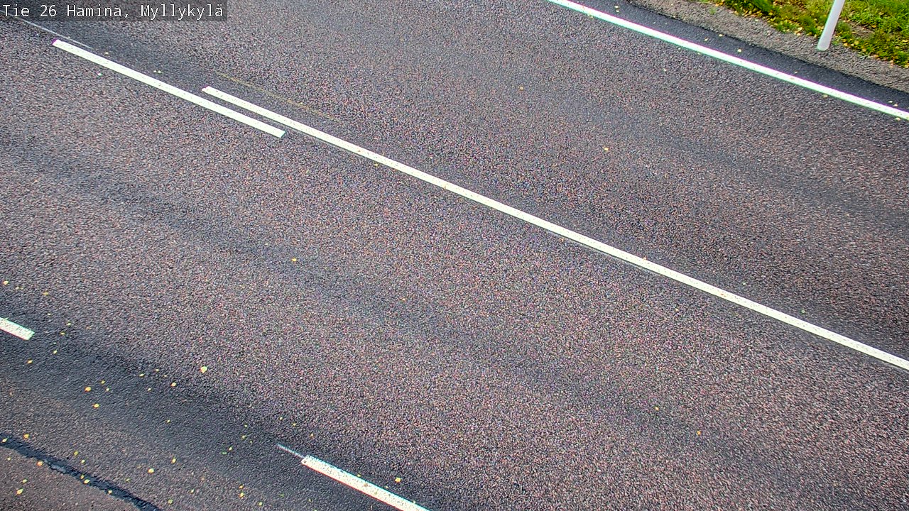 Weather Camera Image Road 26 Hamina, Myllykylä, Hamina, Kymenlaakso