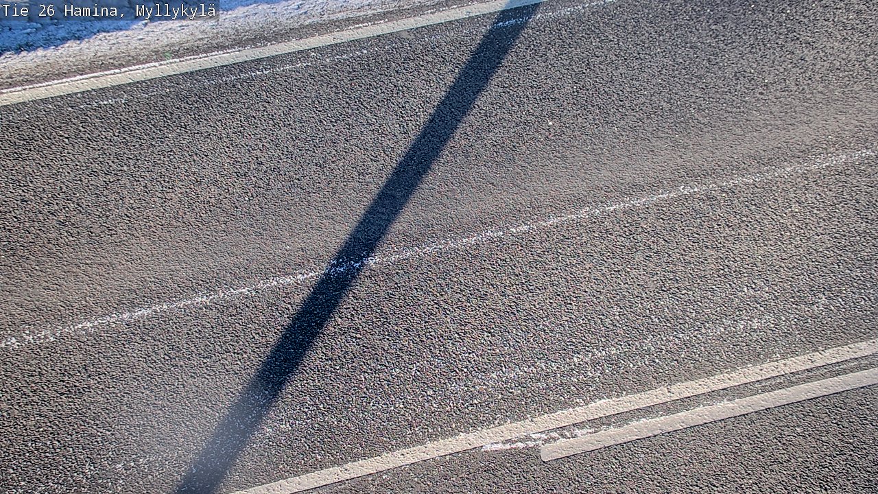 Weather Camera Image Road 26 Hamina, Myllykylä, Hamina, Kymenlaakso